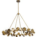 Progress Lighting Laurel Collection Eight-Light Chandelier Gold Ombre (P400360-204)