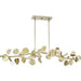 Progress Lighting Laurel Collection Seven-Light Linear Chandelier Gilded Silver (P400361-176)