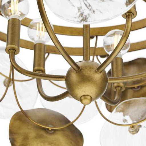 Progress Lighting Loretta Collection Six-Light Chandelier Gold Ombre (P400364-204)