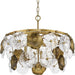 Progress Lighting Loretta Collection Six-Light Chandelier Gold Ombre (P400364-204)