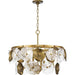 Progress Lighting Loretta Collection Six-Light Chandelier Gold Ombre (P400364-204)