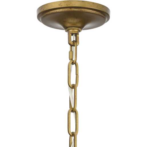 Progress Lighting Loretta Collection Nine-Light Chandelier Gold Ombre (P400365-204)