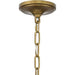 Progress Lighting Loretta Collection Nine-Light Chandelier Gold Ombre (P400365-204)