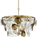 Progress Lighting Loretta Collection Nine-Light Chandelier Gold Ombre (P400365-204)