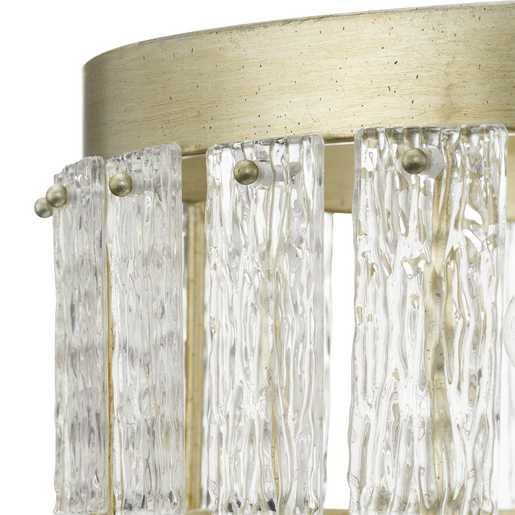 Progress Lighting Chevall Collection Six-Light Chandelier Gilded Silver (P400367-176)