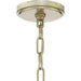 Progress Lighting Chevall Collection Six-Light Chandelier Gilded Silver (P400367-176)