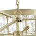 Progress Lighting Chevall Collection Six-Light Chandelier Gilded Silver (P400367-176)