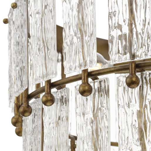 Progress Lighting Chevall Collection Six-Light Chandelier Gold Ombre (P400367-204)