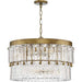 Progress Lighting Chevall Collection Six-Light Chandelier Gold Ombre (P400367-204)