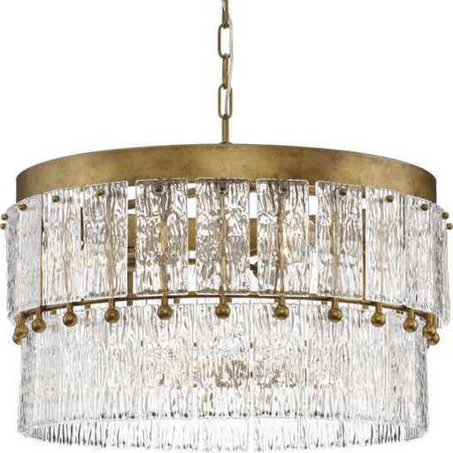 Progress Lighting Chevall Collection Six-Light Chandelier Gold Ombre (P400367-204)