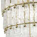 Progress Lighting Chevall Collection Nine-Light Chandelier Gilded Silver (P400368-176)