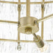 Progress Lighting Chevall Collection Nine-Light Chandelier Gilded Silver (P400368-176)