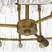 Progress Lighting Chevall Collection Nine-Light Chandelier Gold Ombre (P400368-204)