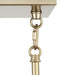 Progress Lighting Lusail Collection Eight-Light Linear Chandelier Soft Gold (P400369-205)