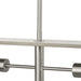 Progress Lighting Boundary Collection Four-Light Chandelier Brushed Nickel (P400370-009)