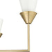 Progress Lighting Pinellas Collection Six-Light Chandelier Soft Gold (P400372-205)