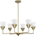 Progress Lighting Pinellas Collection Six-Light Chandelier Soft Gold (P400372-205)