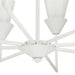 Progress Lighting Pinellas Collection Eight-Light Chandelier White Plaster (P400373-197)