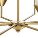 Progress Lighting Pinellas Collection Eight-Light Chandelier Soft Gold (P400373-205)