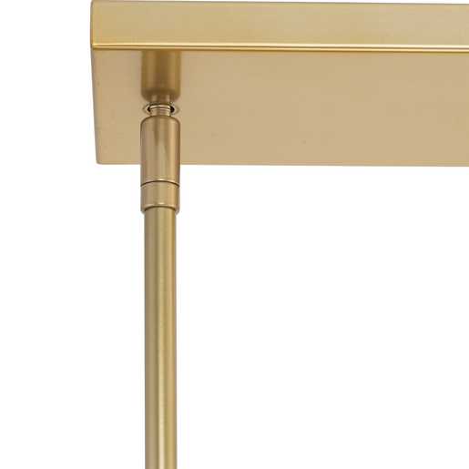 Progress Lighting Pinellas Collection Six-Light Linear Chandelier Soft Gold (P400374-205)