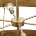 Progress Lighting Lusail Collection Thirteen-Light Chandelier Soft Gold (P400377-205)