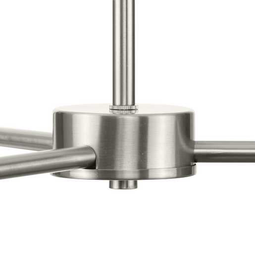 Progress Lighting Haas Collection Six-Light Chandeleier Brushed Nickel (P400378-009)