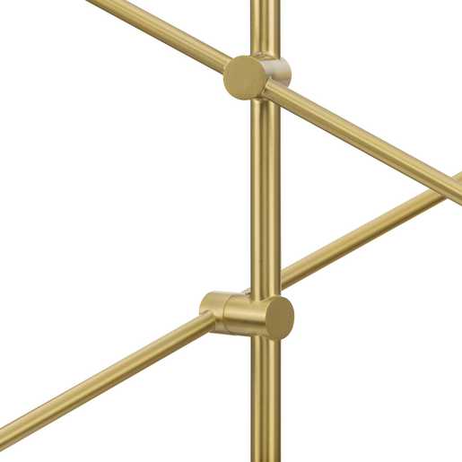 Progress Lighting Cornett Collection Six-Light Chandelier Brushed Gold (P400380-191)