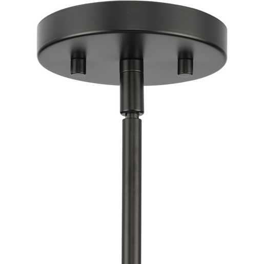 Progress Lighting Cornett Collection Six-Light Chandelier Matte Black (P400380-31M)