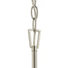 Progress Lighting 94400440009 Celino Collection 3-Light Chandelier Brushed Nickel With Clear Glass Shades (P400440-009)