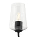 Progress Lighting 94400440031 Celino Collection 3-Light Chandelier Black With Clear Glass Shades (P400440-031)