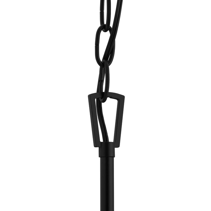 Progress Lighting 94400440031 Celino Collection 3-Light Chandelier Black With Clear Glass Shades (P400440-031)