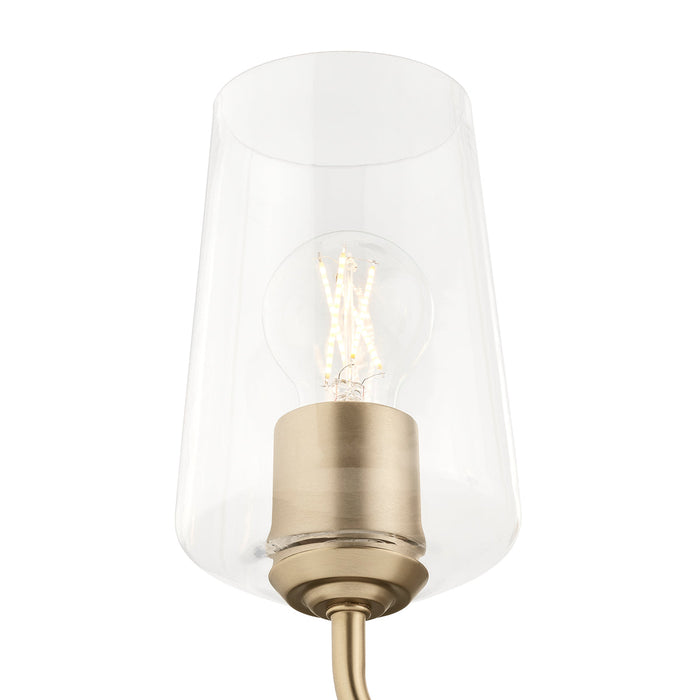 Progress Lighting 94400440177 Celino Collection 3-Light Chandelier Champagne Bronze With Clear Glass Shades (P400440-177)