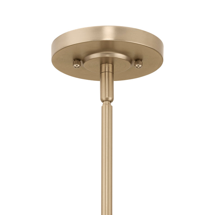 Progress Lighting 94400441177 Celino Collection 4-Light Linear Chandelier Champagne Bronze With Clear Glass Shades (P400441-177)