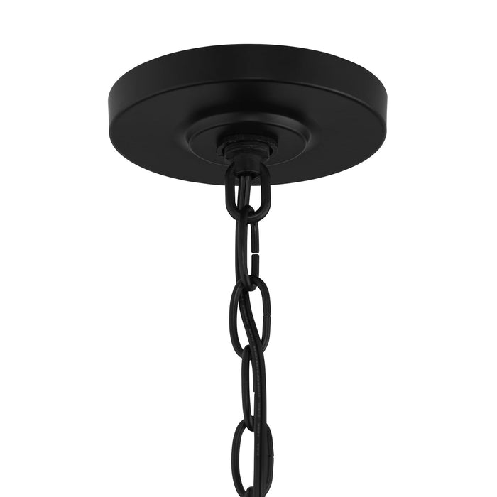 Progress Lighting 94400442031 Celino Collection 5-Light Chandelier Black With Clear Glass Shades (P400442-031)