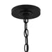 Progress Lighting 94400445031 Celino Collection 9-Light 2-Tier Chandelier Black With Clear Glass Shades (P400445-031)