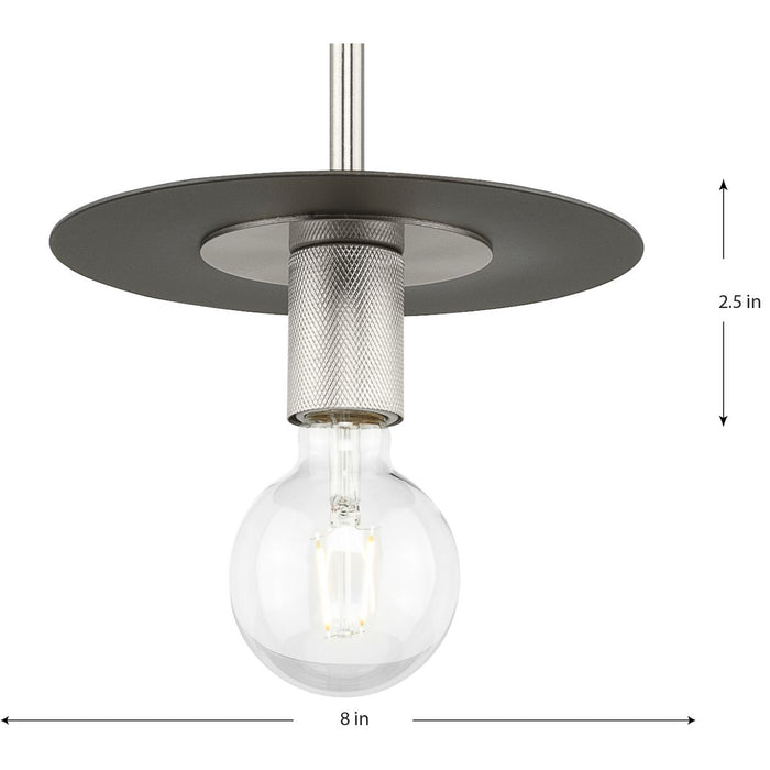 Progress Lighting Trimble Collection One-Light Mini-Pendant Brushed Nickel (P500392-009)