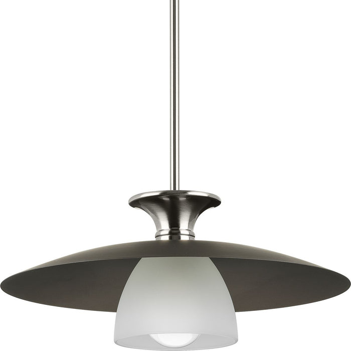 Progress Lighting Trimble Collection One-Light Pendant Brushed Nickel (P500394-009)