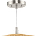 Progress Lighting Cordova Collection One-Light Pendant Natural Rattan (P500396-201)