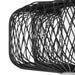 Progress Lighting Cordova Collection One-Light Pendant Black Rattan (P500396-202)