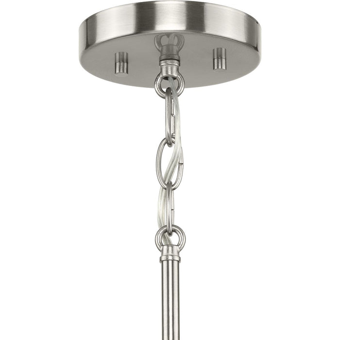 Progress Lighting Silva Collection One-Light Pendant Brushed Nickel (P500398-009)