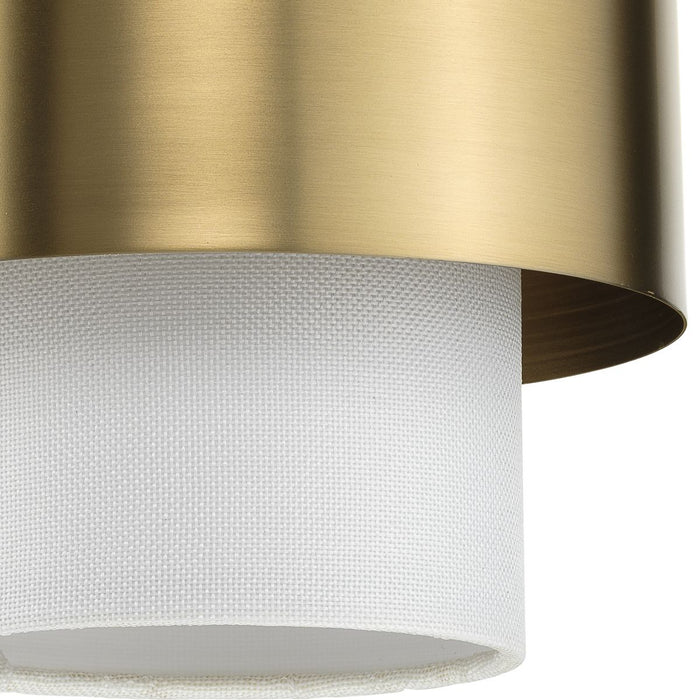 Progress Lighting Silva Collection One-Light Pendant Brushed Bronze (P500398-109)