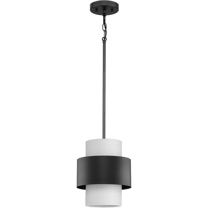 Progress Lighting Silva Collection One-Light Pendant Matte Black (P500398-31M)