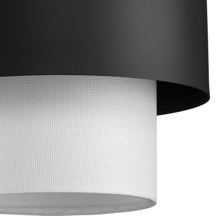 Progress Lighting Silva Collection One-Light Pendant Matte Black (P500398-31M)