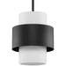 Progress Lighting Silva Collection One-Light Pendant Matte Black (P500398-31M)