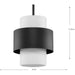 Progress Lighting Silva Collection One-Light Pendant Matte Black (P500398-31M)