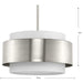 Progress Lighting Silva Collection Three-Light Pendant Brushed Nickel (P500399-009)