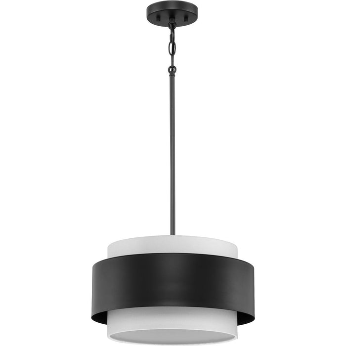 Progress Lighting Silva Collection Three-Light Pendant Matte Black (P500399-31M)