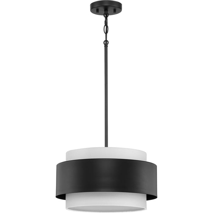 Progress Lighting Silva Collection Three-Light Pendant Matte Black (P500399-31M)