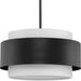 Progress Lighting Silva Collection Three-Light Pendant Matte Black (P500399-31M)