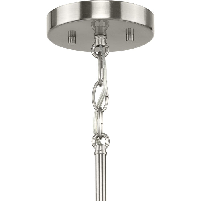 Progress Lighting Silva Collection Three-Light Pendant Brushed Nickel (P500400-009)